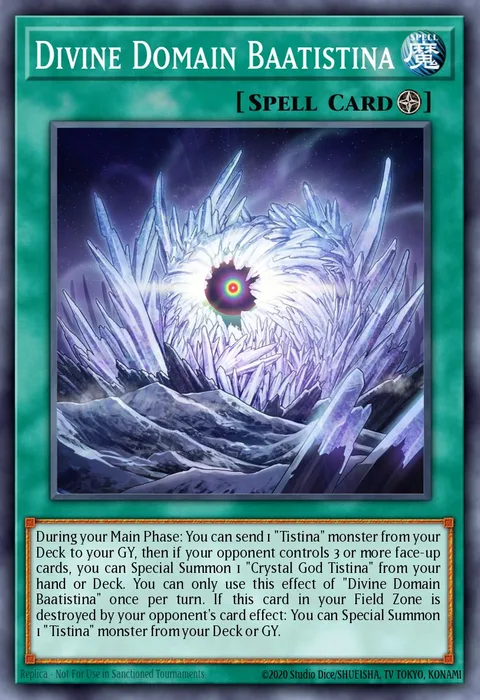 Divine Domain Baatistina trading card
