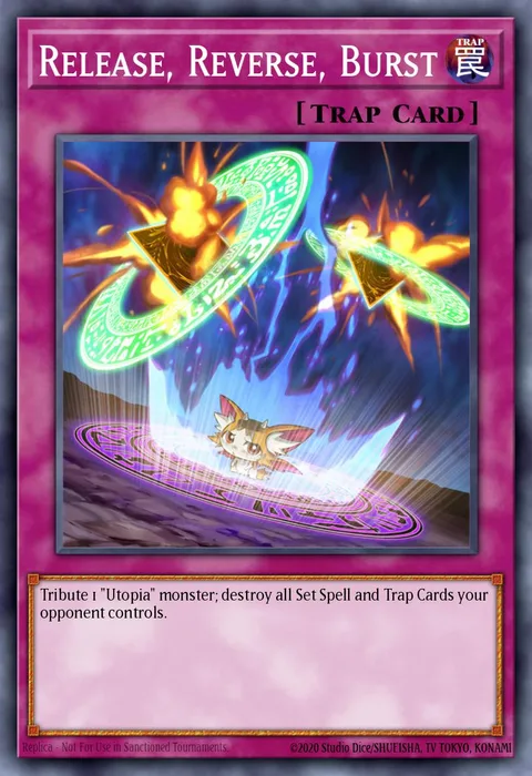 Release, Reverse, Burst trading card