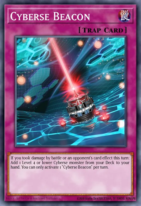 Cyberse Beacon trading card