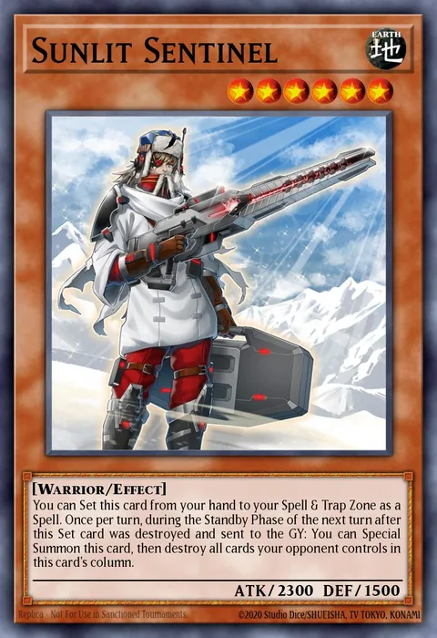 Sunlit Sentinel trading card