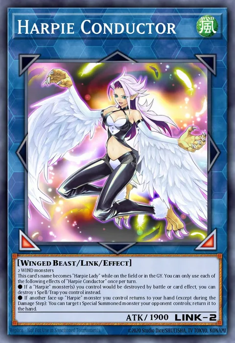 Harpie Conductor trading card