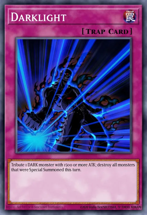 Darklight trading card