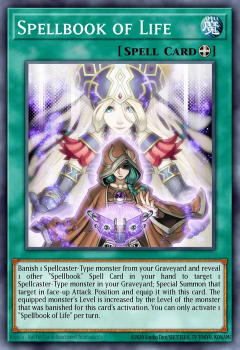 Spellbook of Life trading card