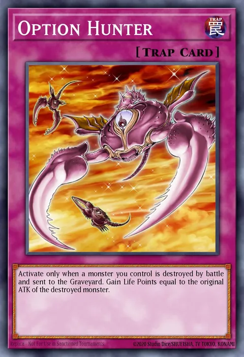 Option Hunter trading card