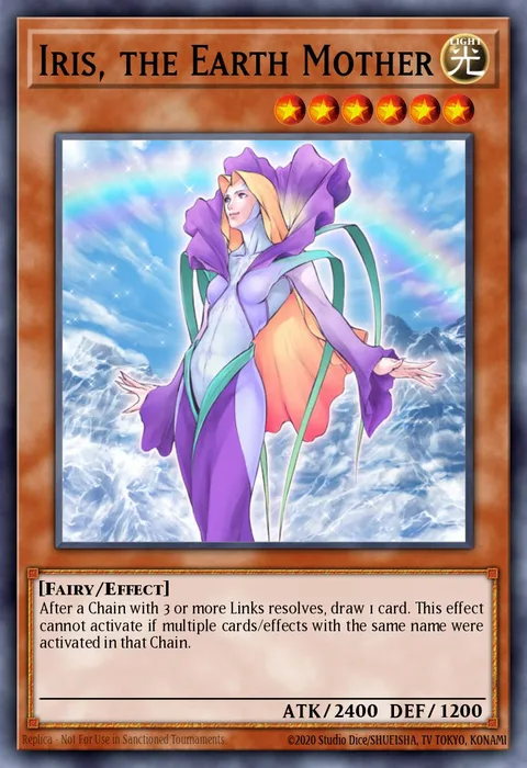 Iris, the Earth Mother trading card