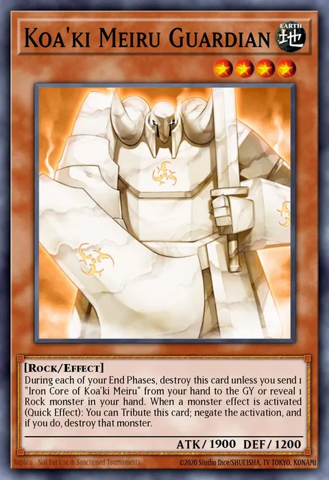 Koa'ki Meiru Guardian trading card