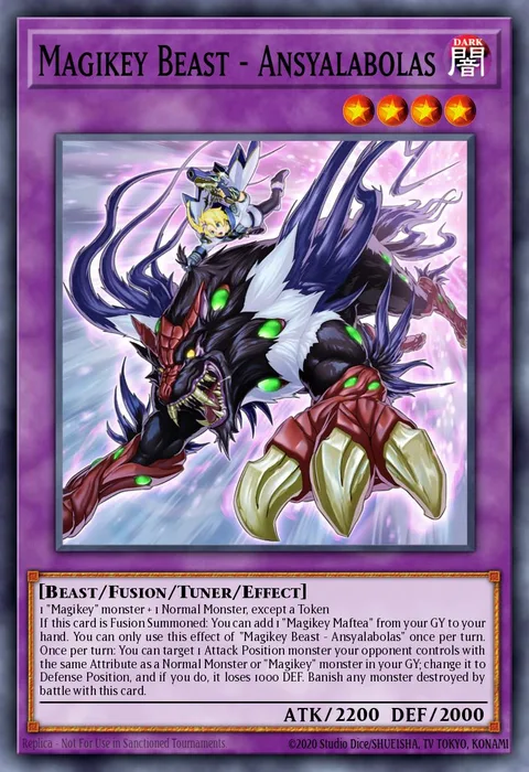 Magikey Beast - Ansyalabolas trading card