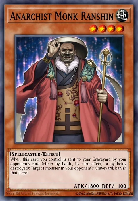 Anarchist Monk Ranshin trading card