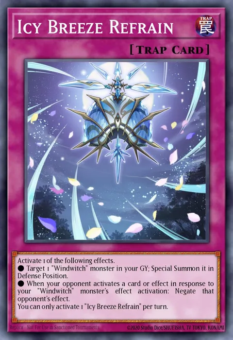 Icy Breeze Refrain trading card