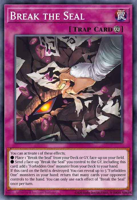 Break the Seal trading card