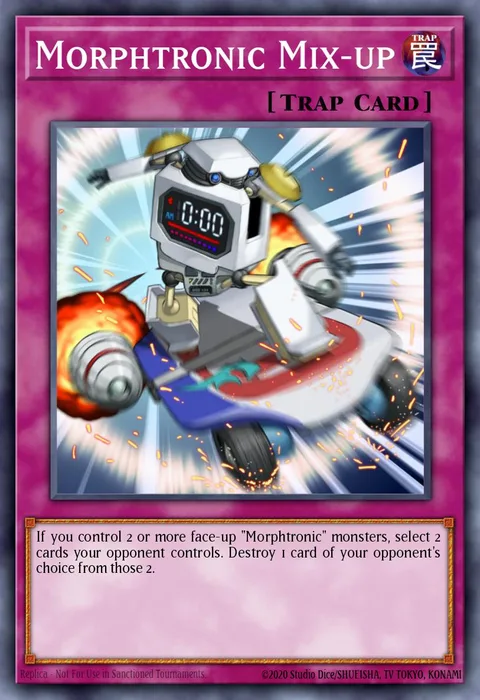 Morphtronic Mix-up trading card