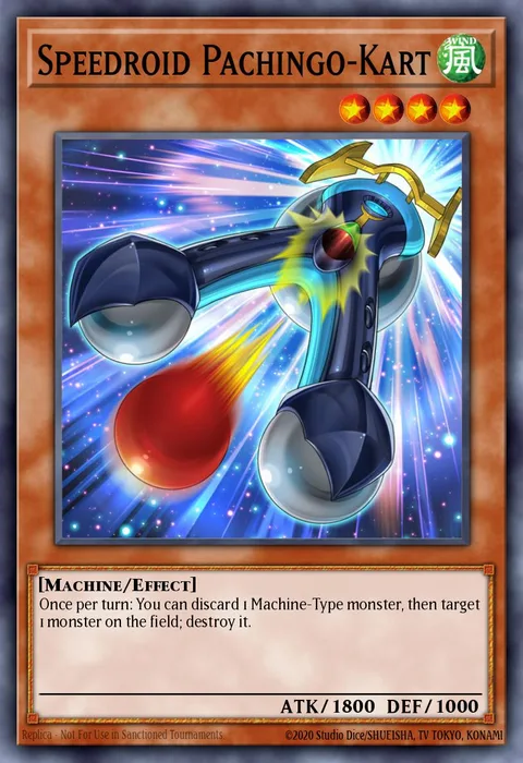 Speedroid Pachingo-Kart trading card