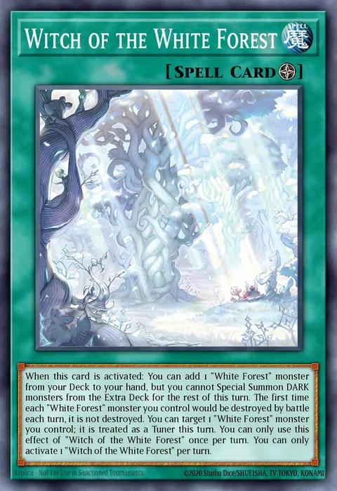 Witch of the White Forest trading card