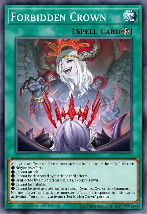 Forbidden Crown trading card