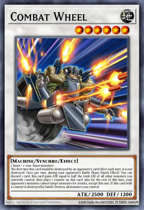 Combat Wheel trading card