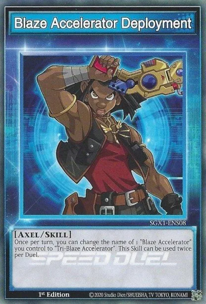 Blaze Accelerator Deployment (Skill Card) trading card