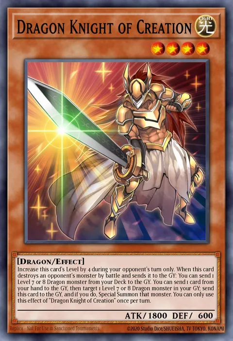 Dragon Knight of Creation trading card
