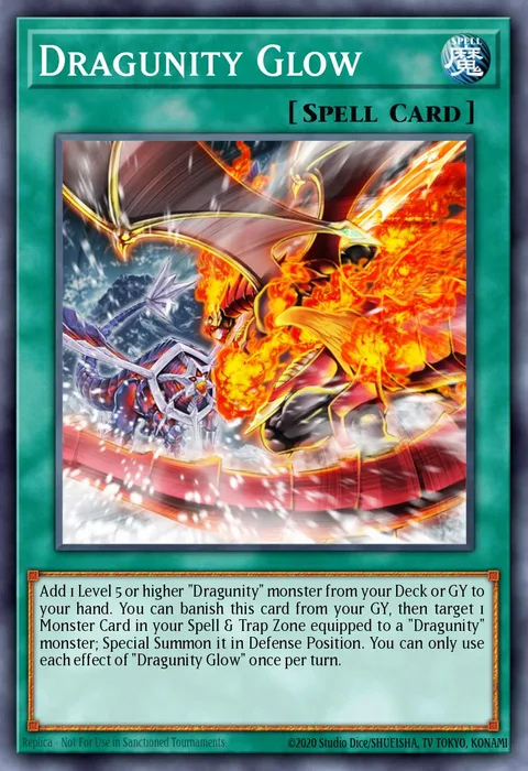 Dragunity Glow trading card