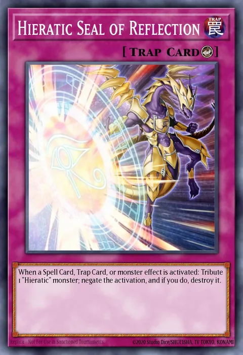 Hieratic Seal of Reflection trading card