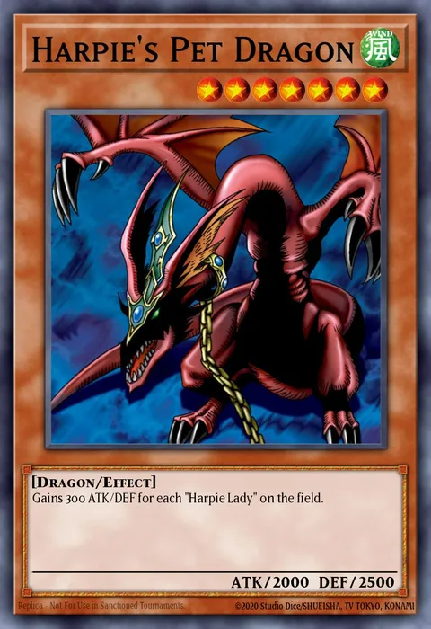 Harpie's Pet Dragon trading card