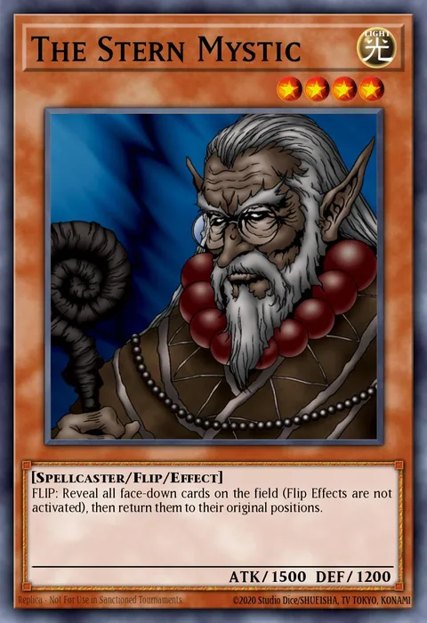 The Stern Mystic trading card