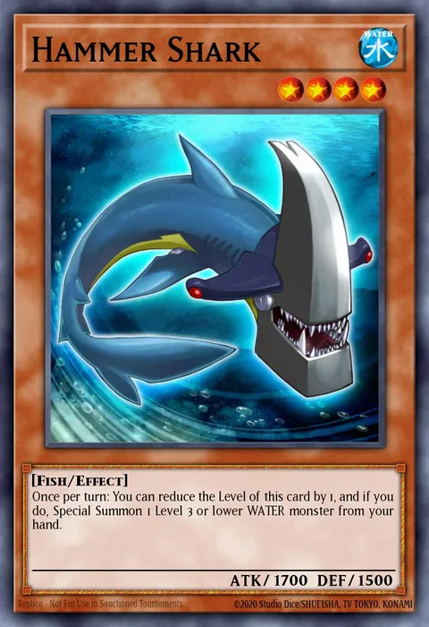 Hammer Shark trading card
