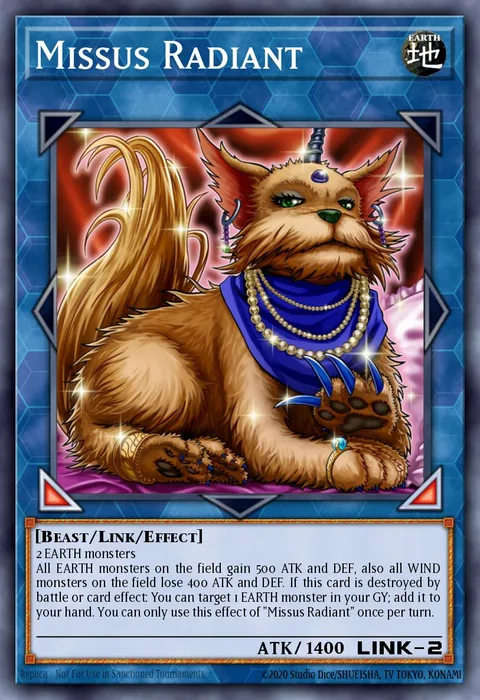 Missus Radiant trading card