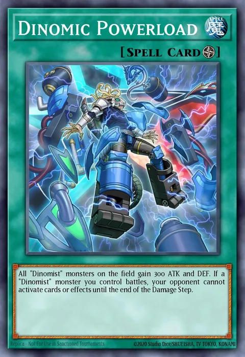 Dinomic Powerload trading card