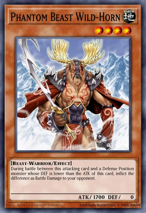 Phantom Beast Wild-Horn trading card