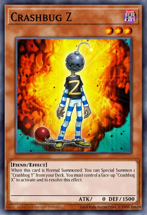 Crashbug Z trading card