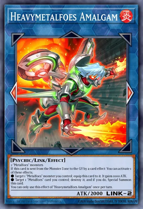 Heavymetalfoes Amalgam trading card