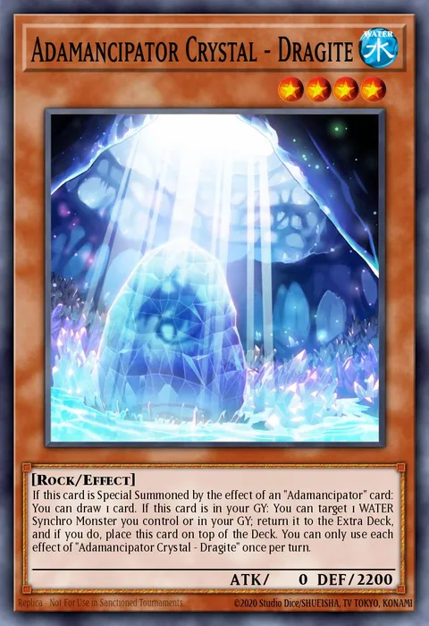 Adamancipator Crystal - Dragite trading card