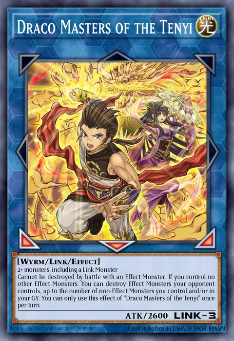 Draco Masters of the Tenyi trading card
