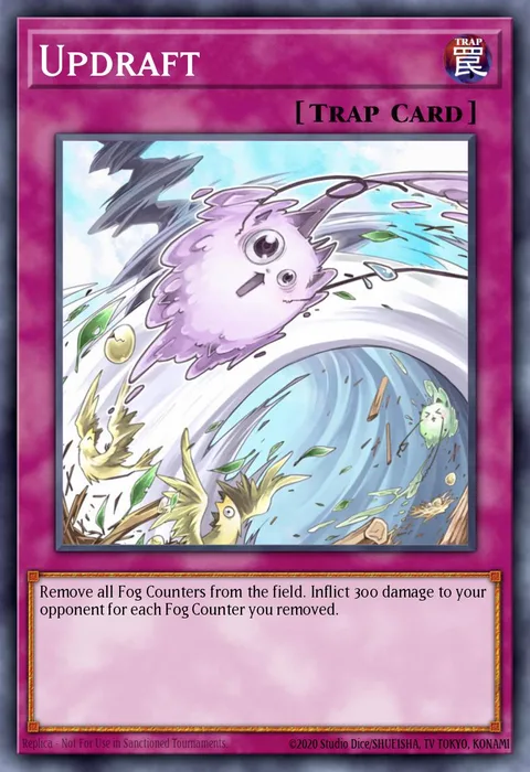 Updraft trading card