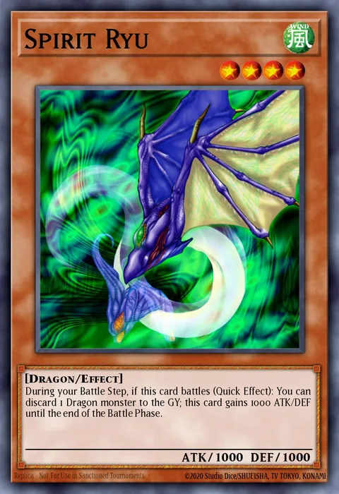 Spirit Ryu trading card