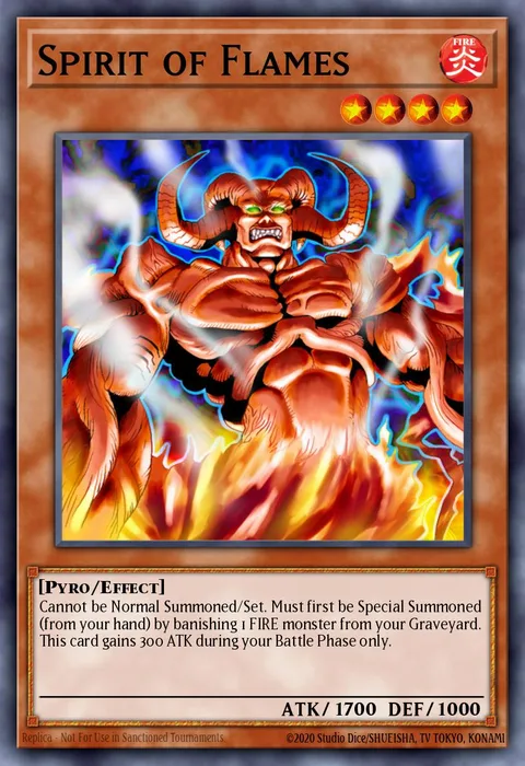 Spirit of Flames trading card