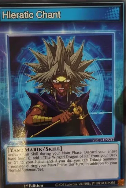 Hieratic Chant trading card