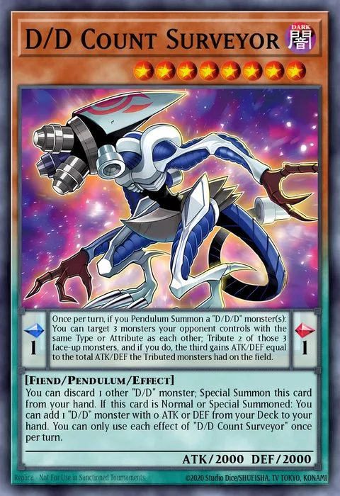 D/D Count Surveyor trading card