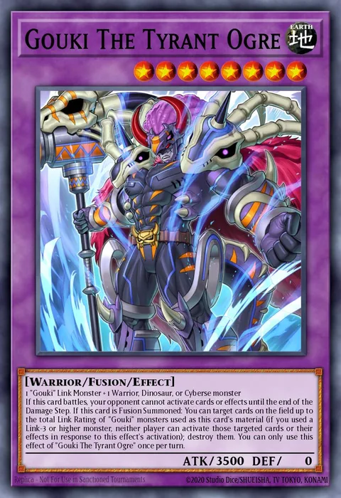 Gouki The Tyrant Ogre trading card