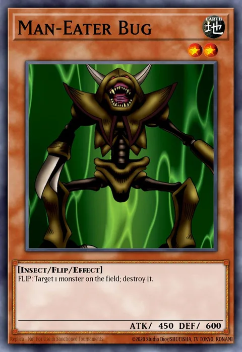Man-Eater Bug trading card
