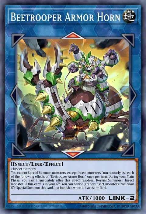 Beetrooper Armor Horn trading card
