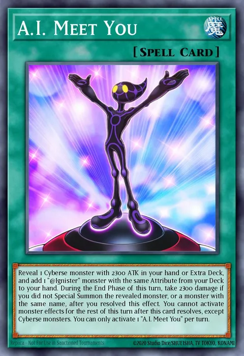 A.I. Meet You trading card