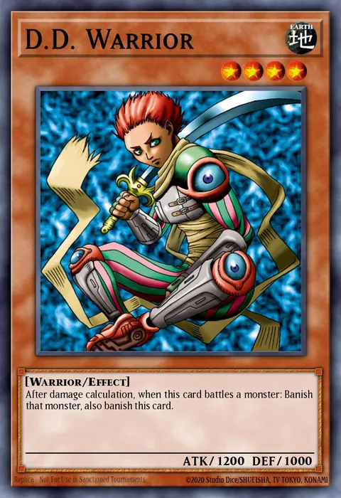 D.D. Warrior trading card