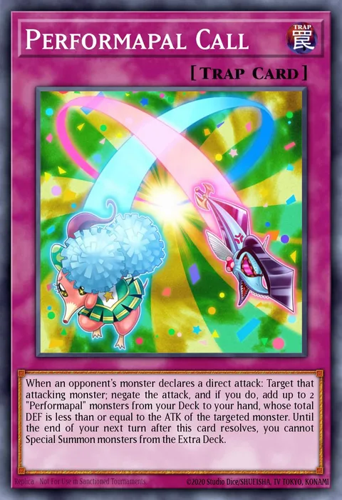 Performapal Call trading card