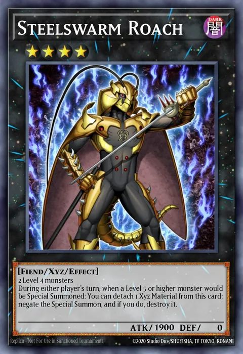 Steelswarm Roach trading card