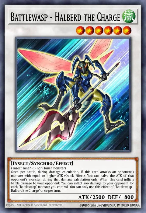 Battlewasp - Halberd the Charge trading card
