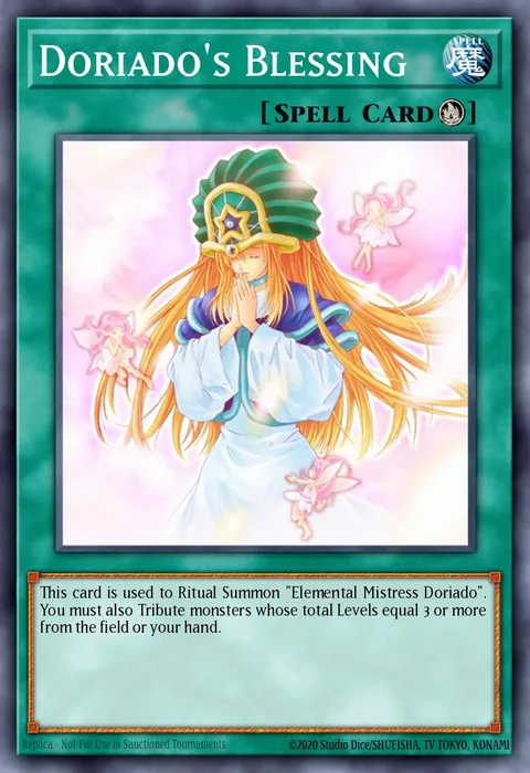 Doriado's Blessing trading card