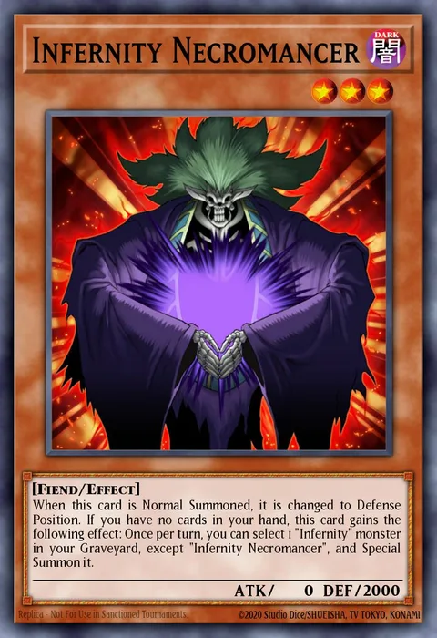Infernity Necromancer trading card