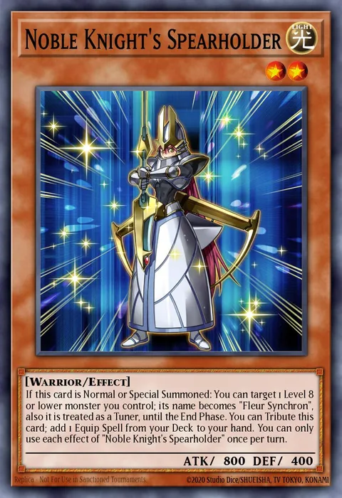 Noble Knight's Spearholder trading card