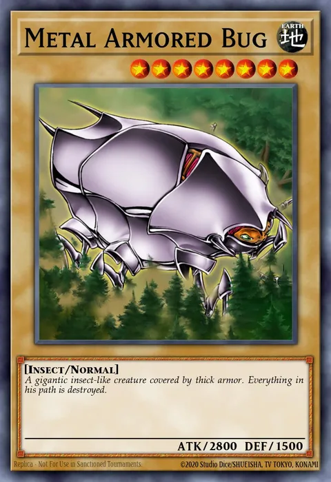 Metal Armored Bug trading card